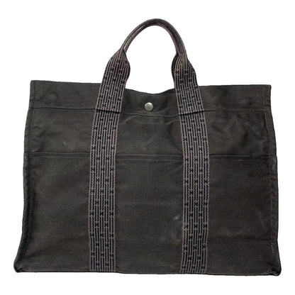 Hermès Brown Polyester Handbag image 1