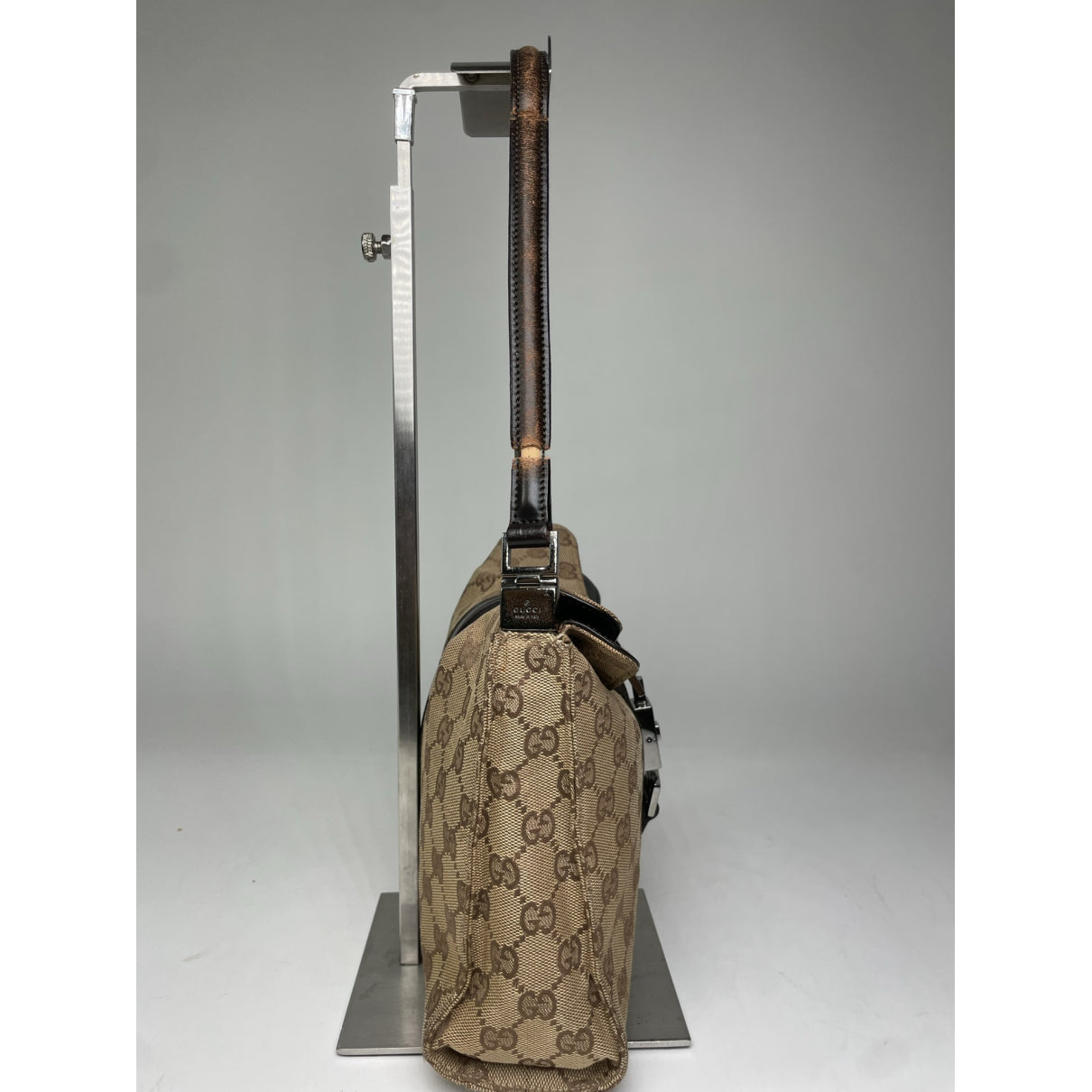 Gucci Jackie Vintage  Beige Cotton Handbag image 5