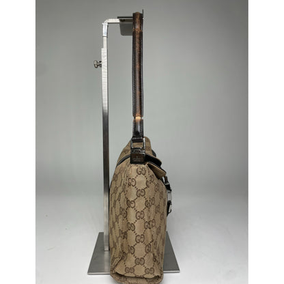 Gucci Jackie Vintage  Beige Cotton Handbag image 5