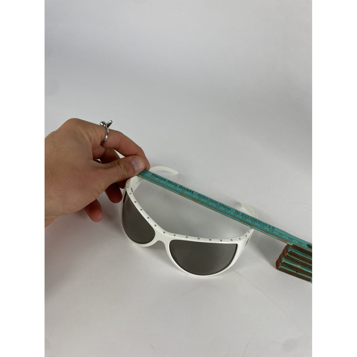 Loewe White Plastic Sunglasses image 5