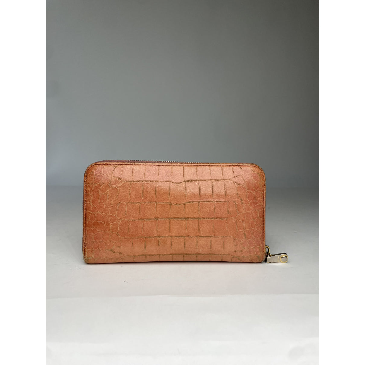 Miu Miu Orange Patent Leather Wallet image 2