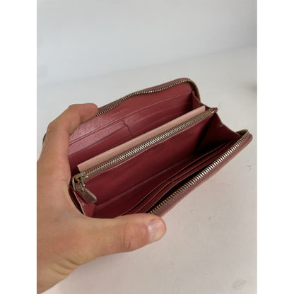 Miu Miu Orange Patent Leather Wallet image 3