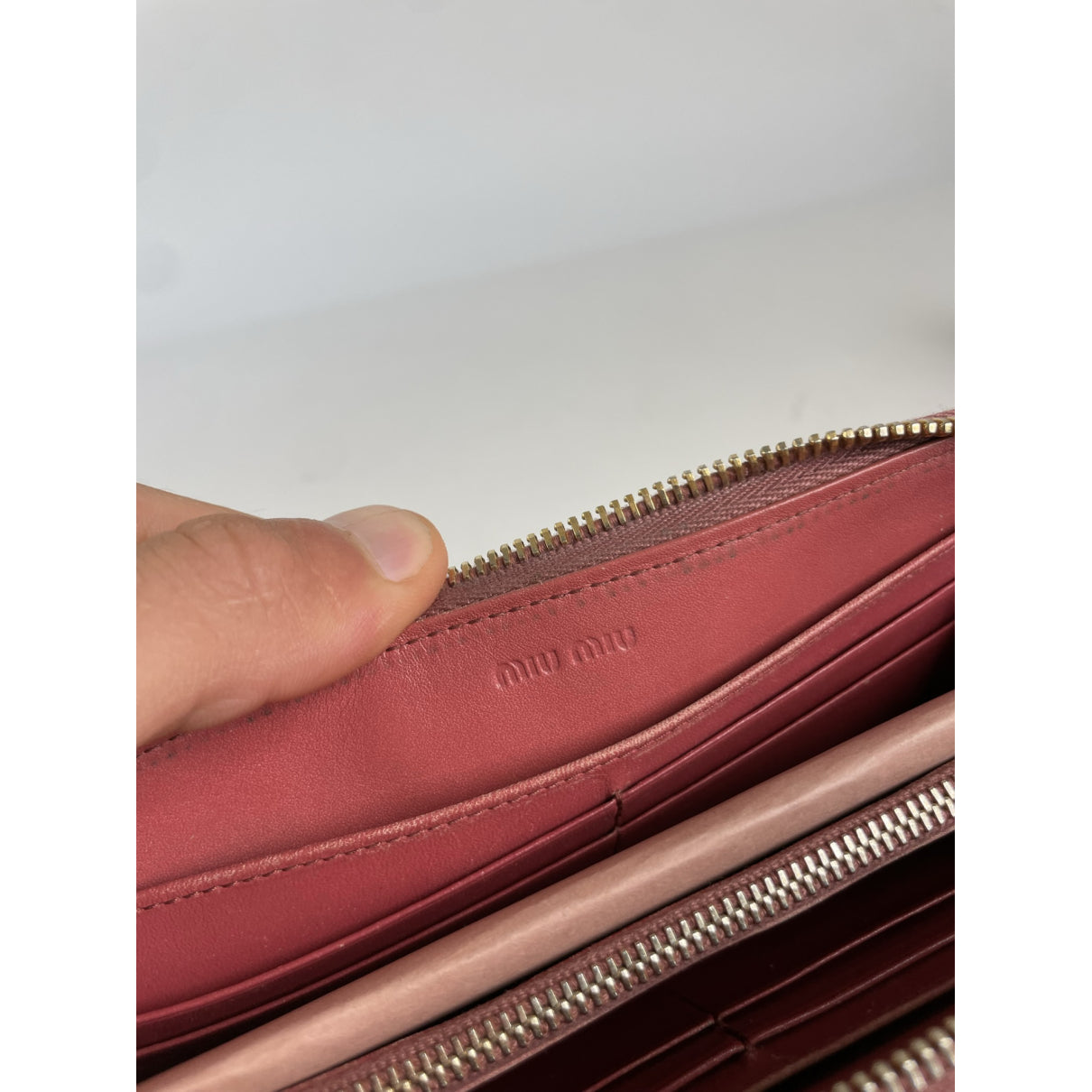 Miu Miu Orange Patent Leather Wallet image 4