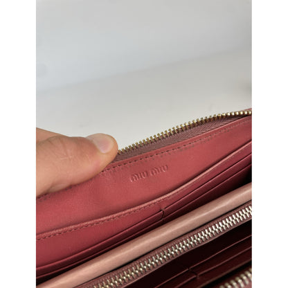 Miu Miu Orange Patent Leather Wallet image 4