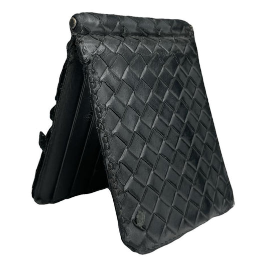 Bottega Veneta Black Leather Purse image 1