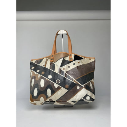 Emilio Pucci Orange Leather Handbag image 5