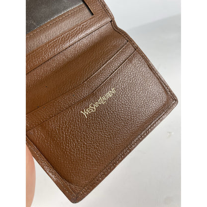 Saint Laurent Brown Leather Purse image 4