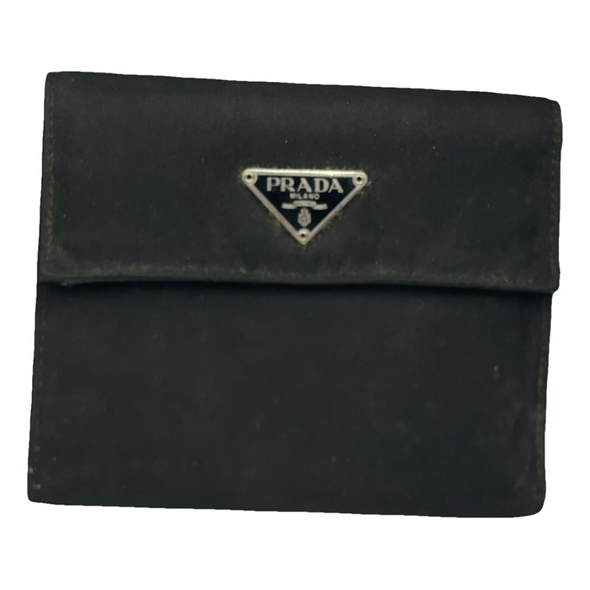 Prada Tessuto  Black Leather Wallet image 1