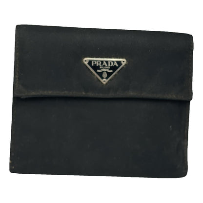 Prada Tessuto  Black Leather Wallet image 1