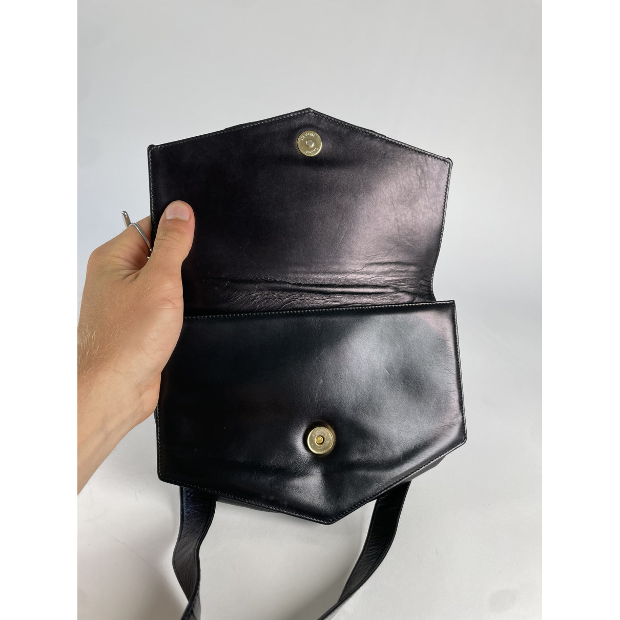 Givenchy Infinity Black Leather Handbag image 4