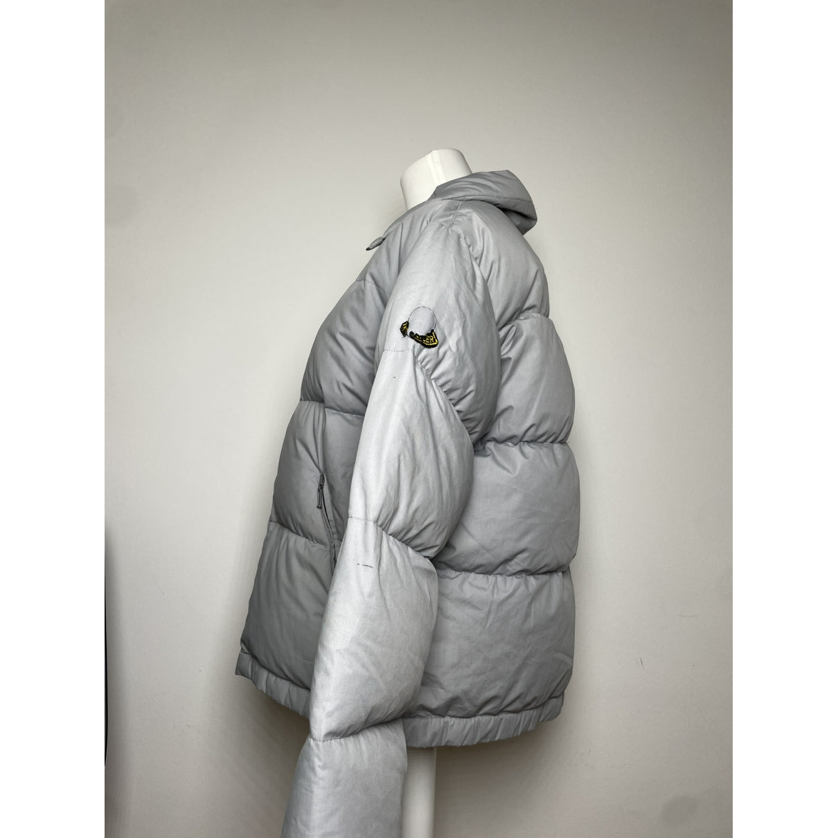Moncler Classic Grey Polyester Jacket image 2