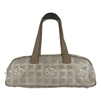 Chanel Beige Cloth Handbag image 1