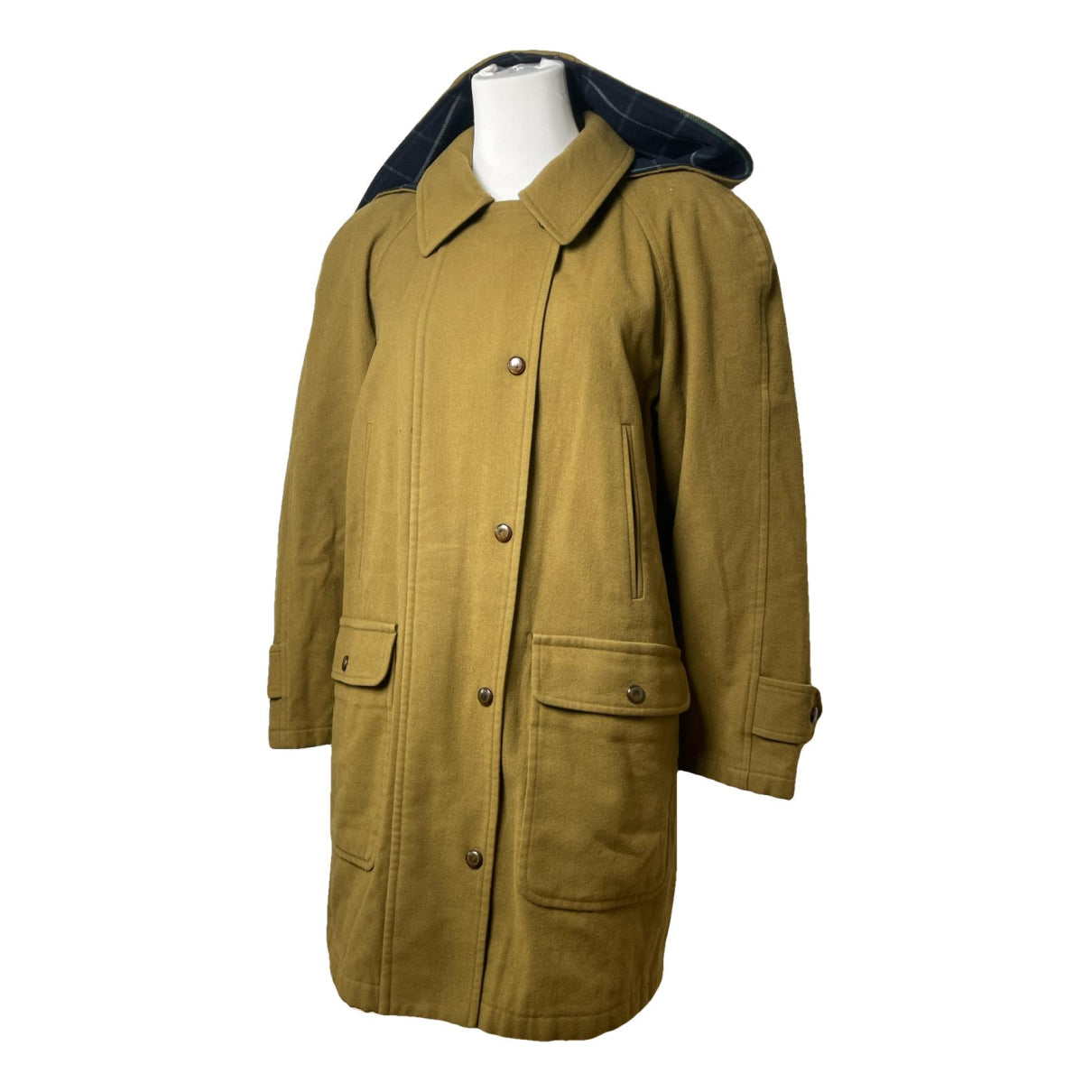Burberry Waterloo Khaki Wool Trench Coat image 1