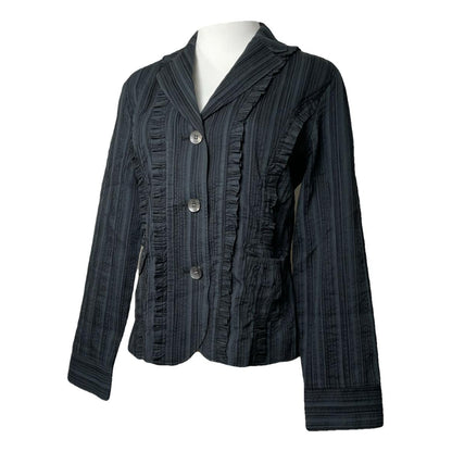 Kansai Yamamoto Black Viscose Trench Coat image 1