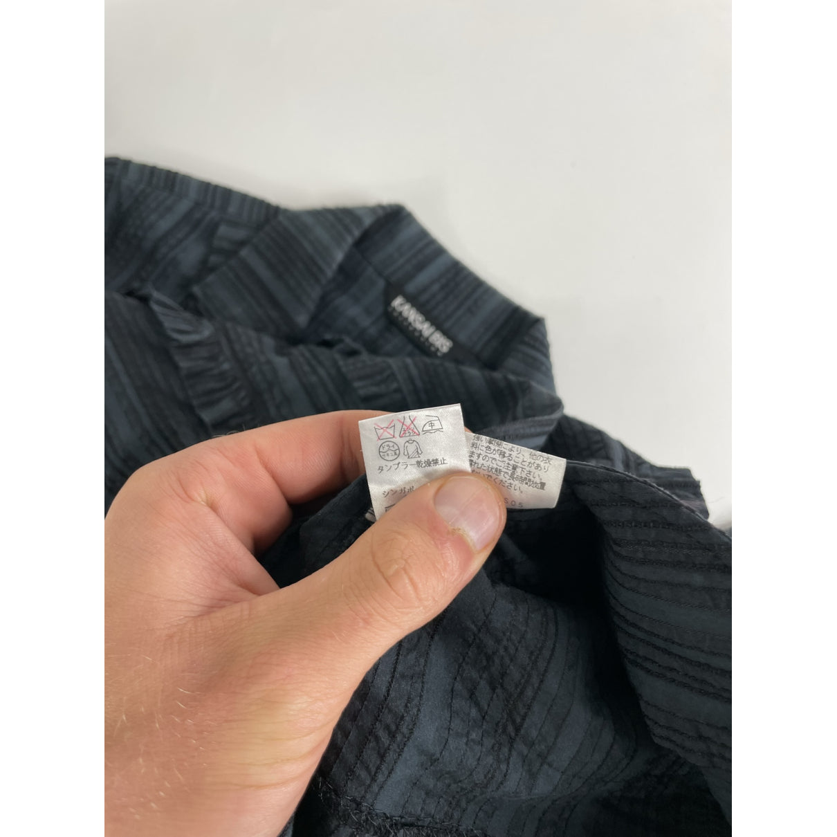 Kansai Yamamoto Black Viscose Trench Coat image 5