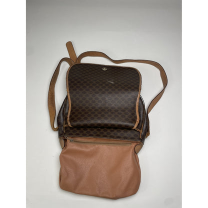 Celine Triomphe Brown Leather Handbag image 2