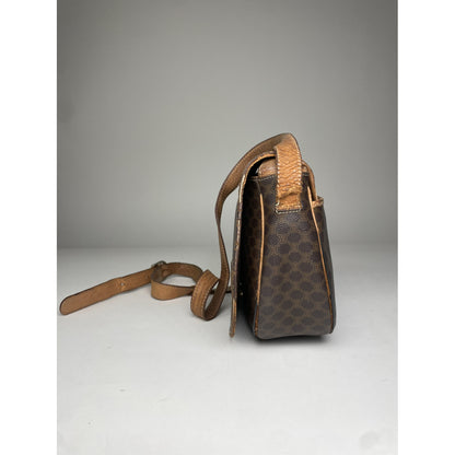 Celine Triomphe Brown Leather Handbag image 4