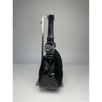 Salvatore Ferragamo Black Patent Leather Handbag image 3