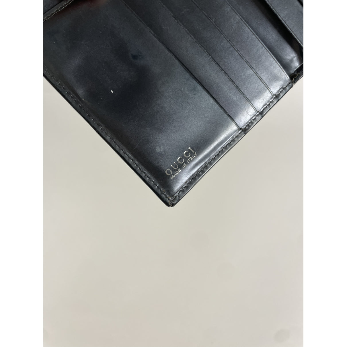 Gucci Marmont Black Patent Leather Wallet image 5