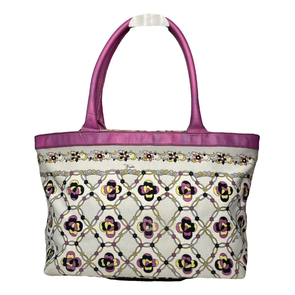 Emilio Pucci Purple Cotton Handbag image 1