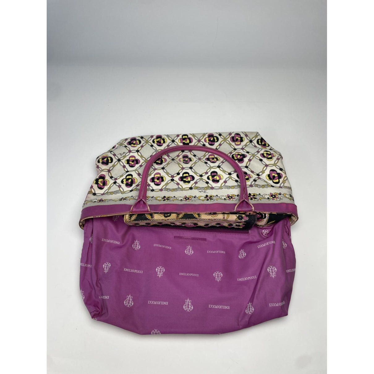Emilio Pucci Purple Cotton Handbag image 2