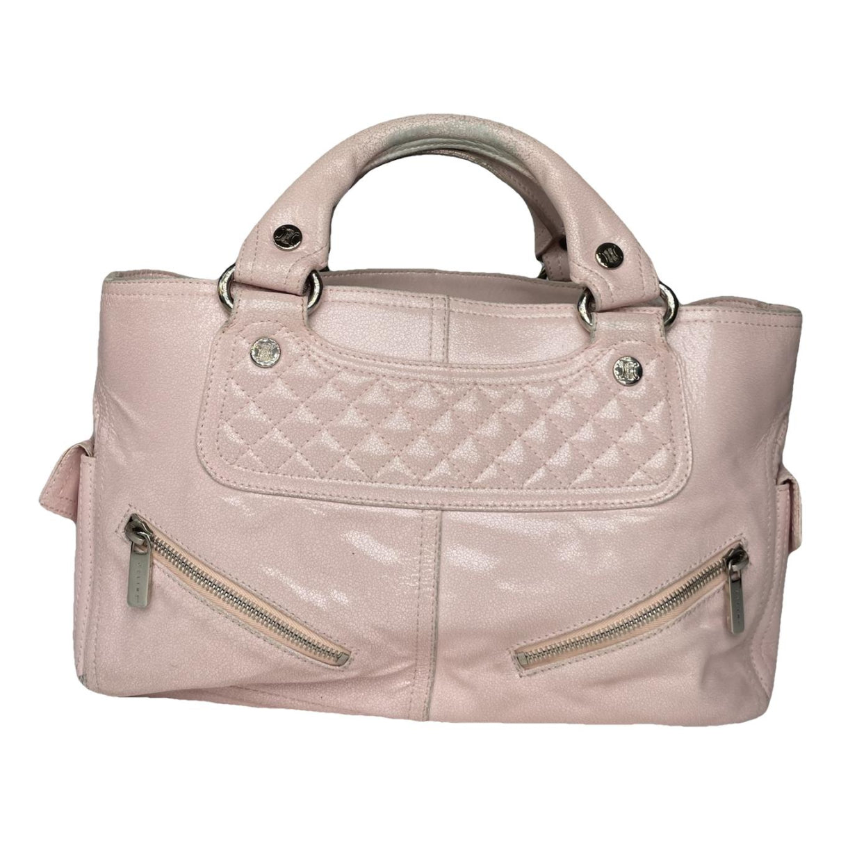 Celine Pink Leather Handbag image 1