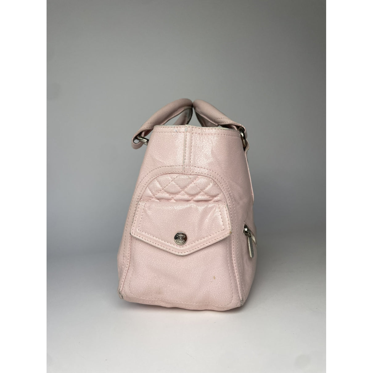 Celine Pink Leather Handbag image 5