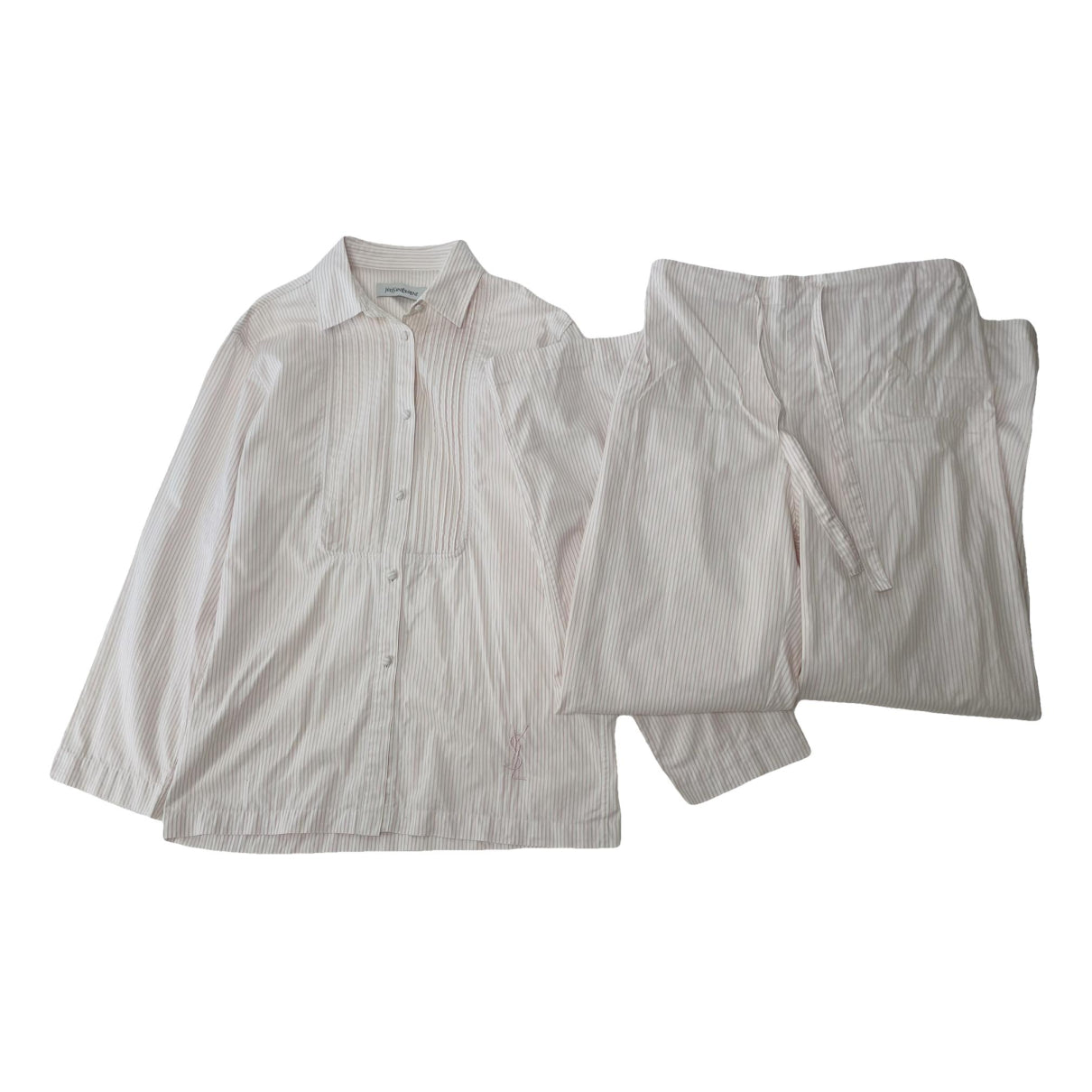 Yves Saint Laurent Pink Cotton Knitwear image 1