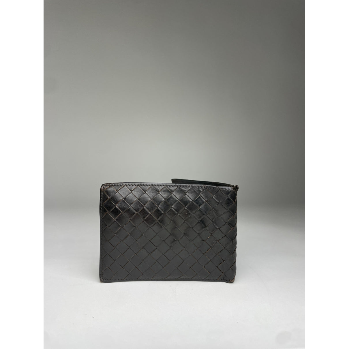 Bottega Veneta Intrecciato Brown Leather Wallet image 2