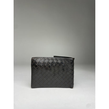 Bottega Veneta Intrecciato Brown Leather Wallet image 2