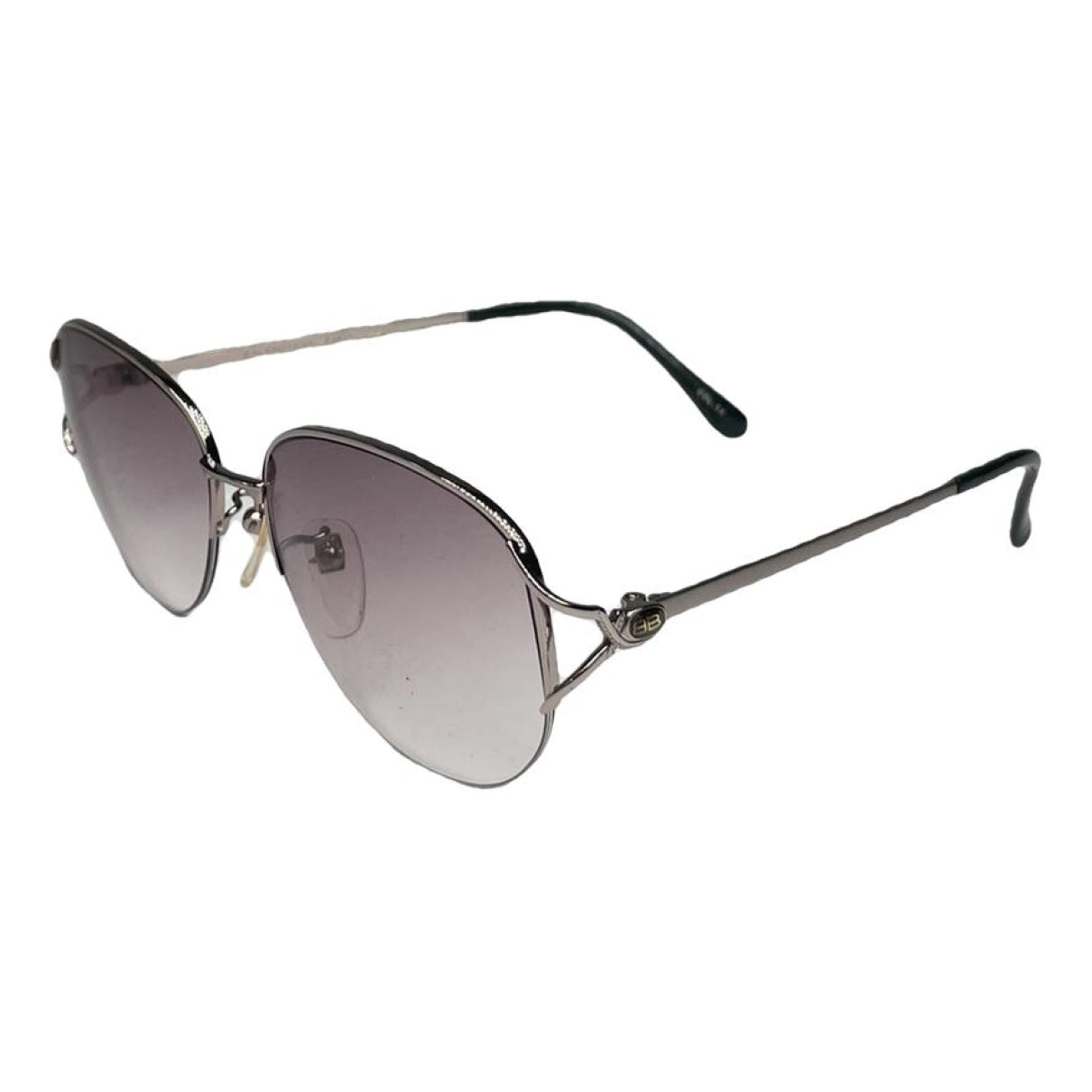 Balenciaga Purple Metal Sunglasses image 1