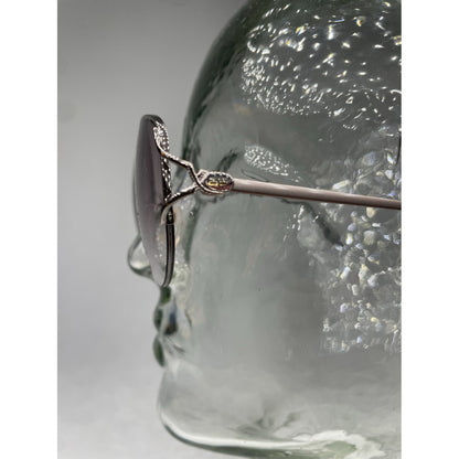 Balenciaga Purple Metal Sunglasses image 5