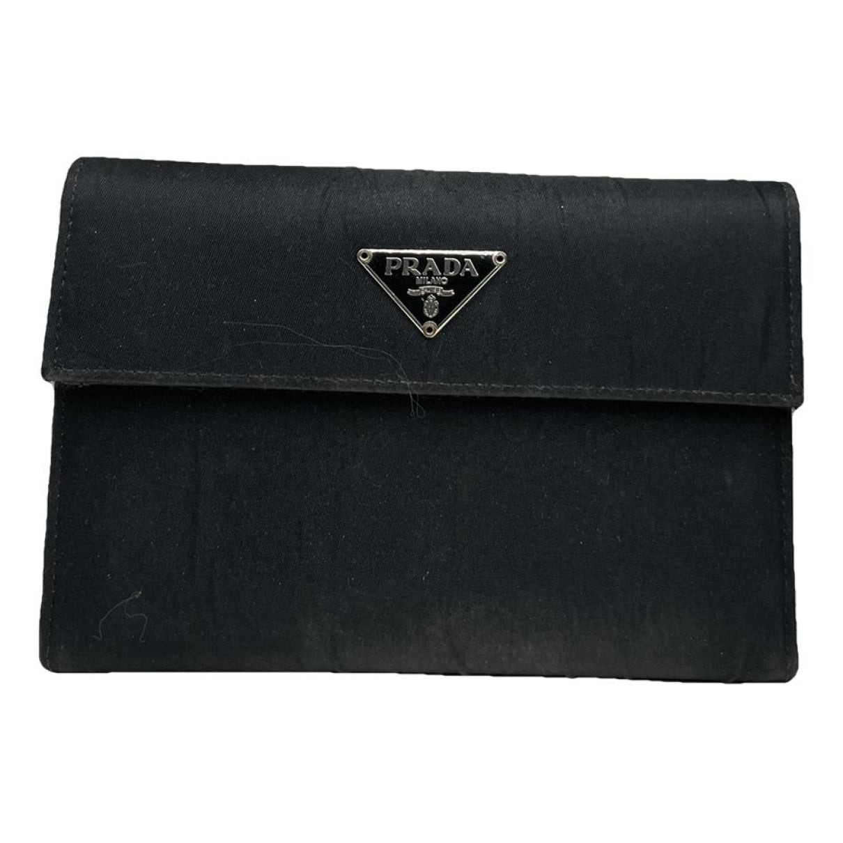 Prada Tessuto  Black Leather Wallet image 1