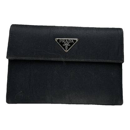 Prada Tessuto  Black Leather Wallet image 1