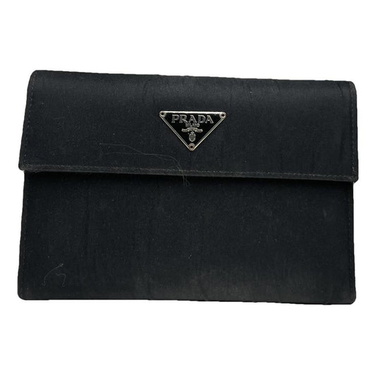 Prada Tessuto  Black Leather Wallet image 1