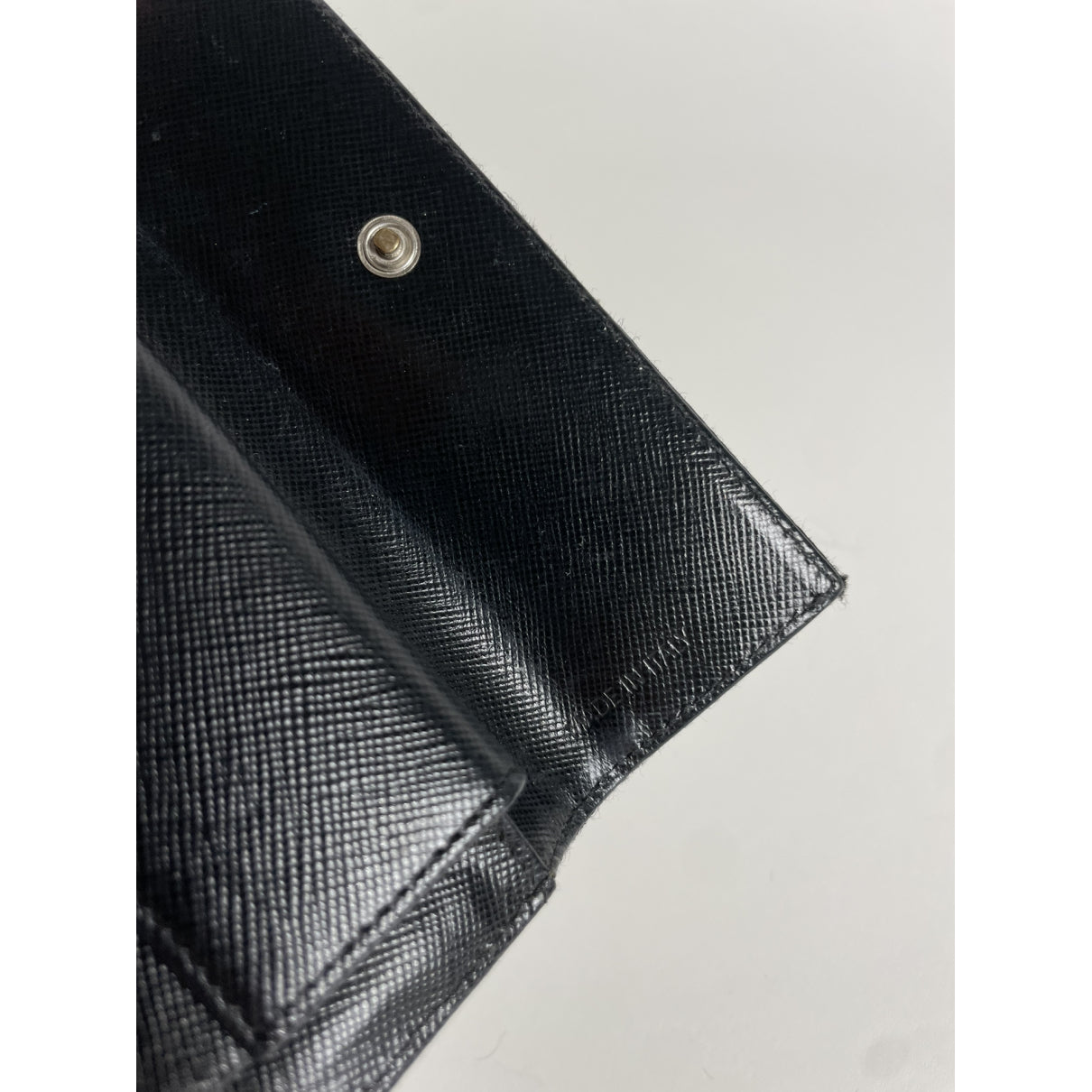 Prada Tessuto  Black Leather Wallet image 4