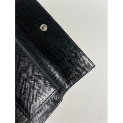 Prada Tessuto  Black Leather Wallet image 4