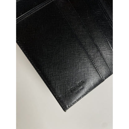 Prada Tessuto  Black Leather Wallet image 5