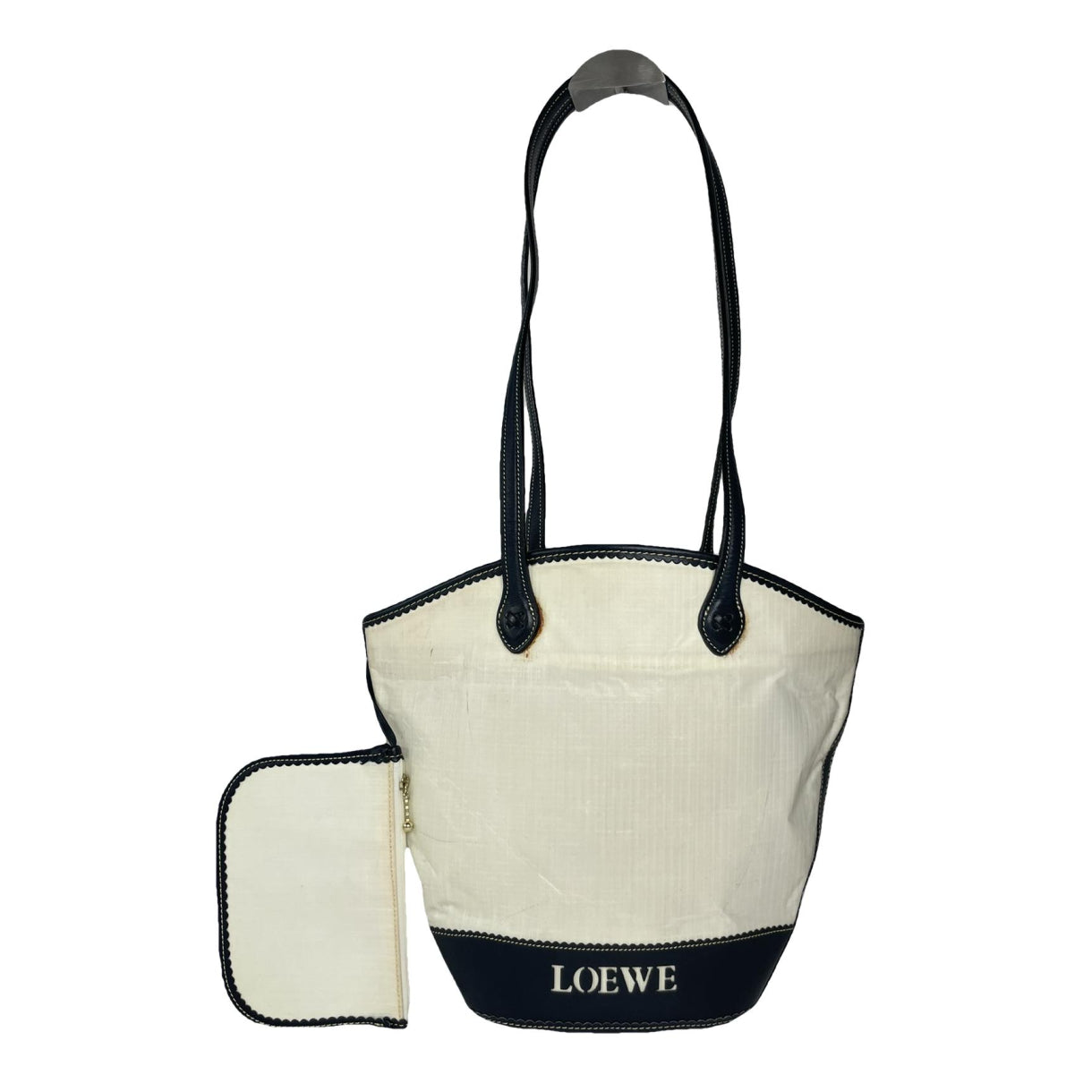 Loewe Puzzle  White Leather Handbag image 1
