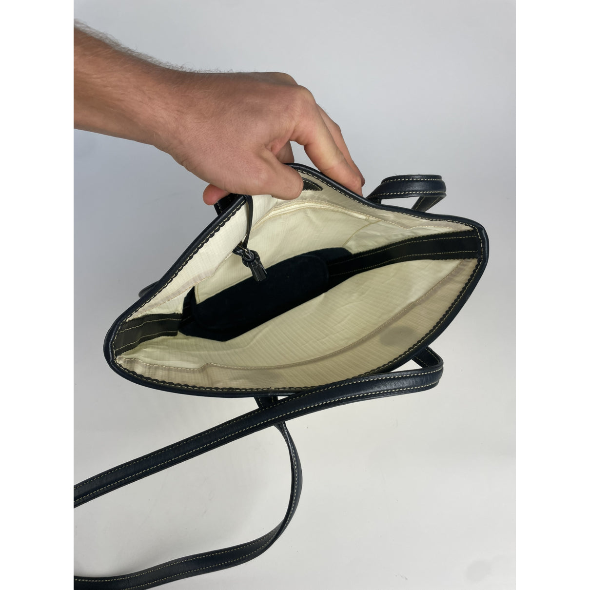 Loewe Puzzle  White Leather Handbag image 2