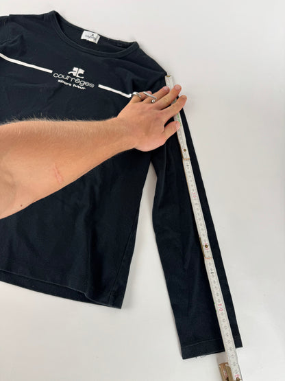 Vintage Courreges Paris Sweater Black 38/M