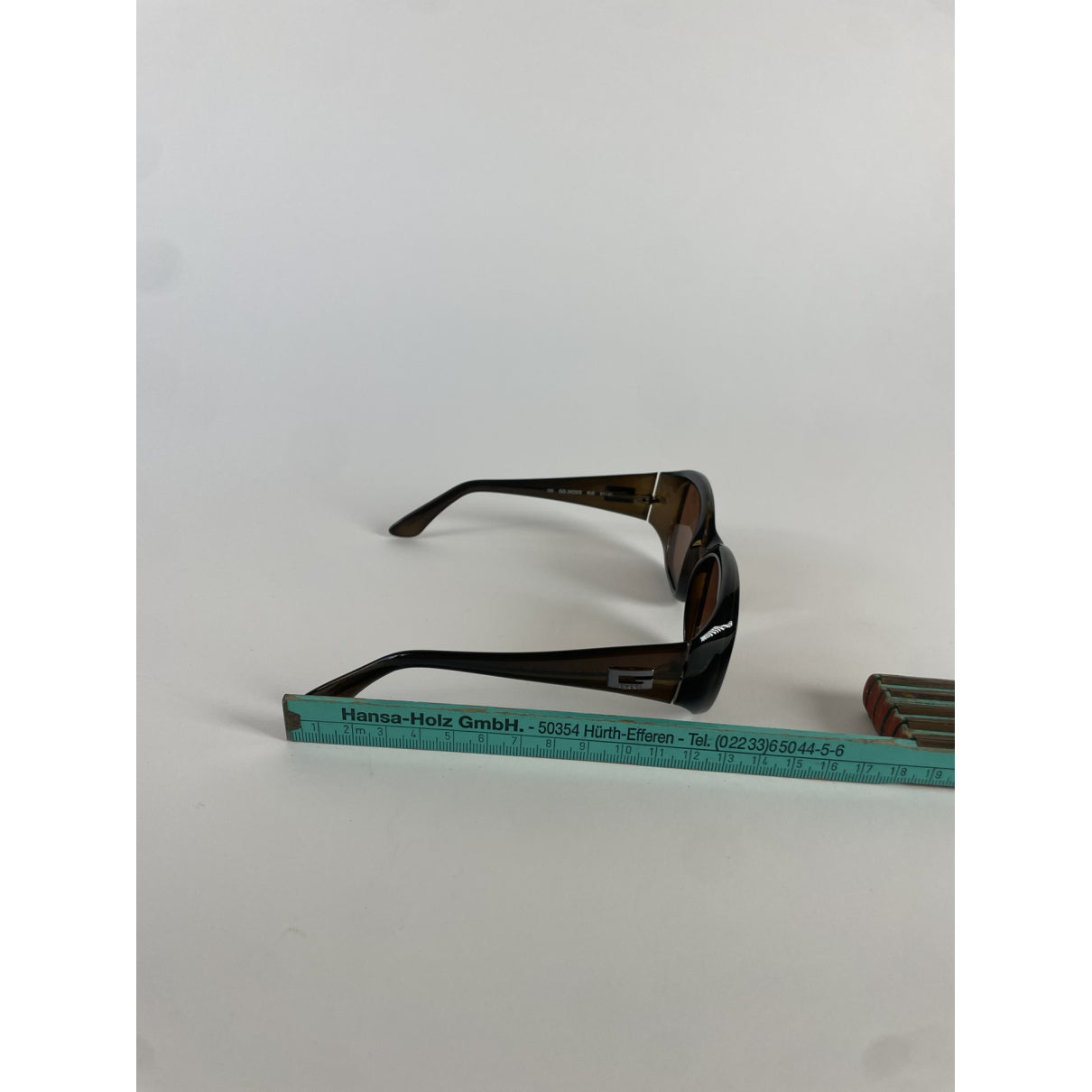 Gucci Brown Plastic Sunglasses image 3