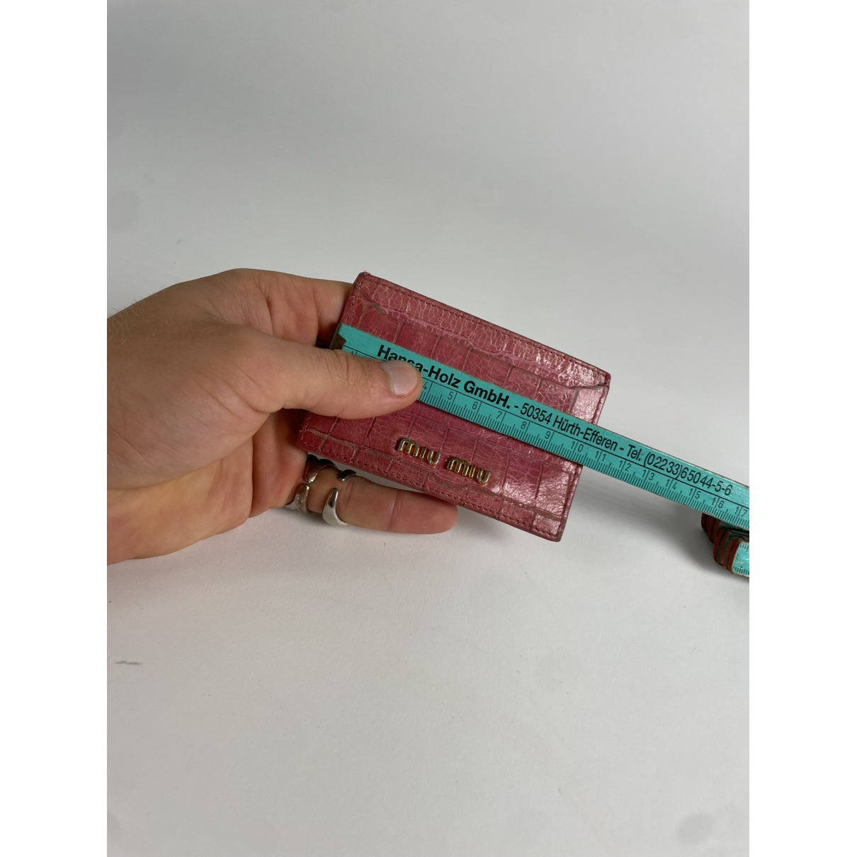 Miu Miu Pink Leather Purse image 5