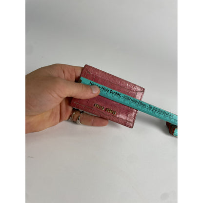 Miu Miu Pink Leather Purse image 5