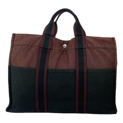 Hermès Black Cotton Handbag image 1