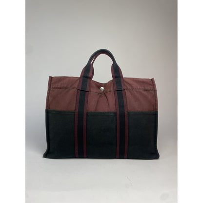 Hermès Black Cotton Handbag image 4