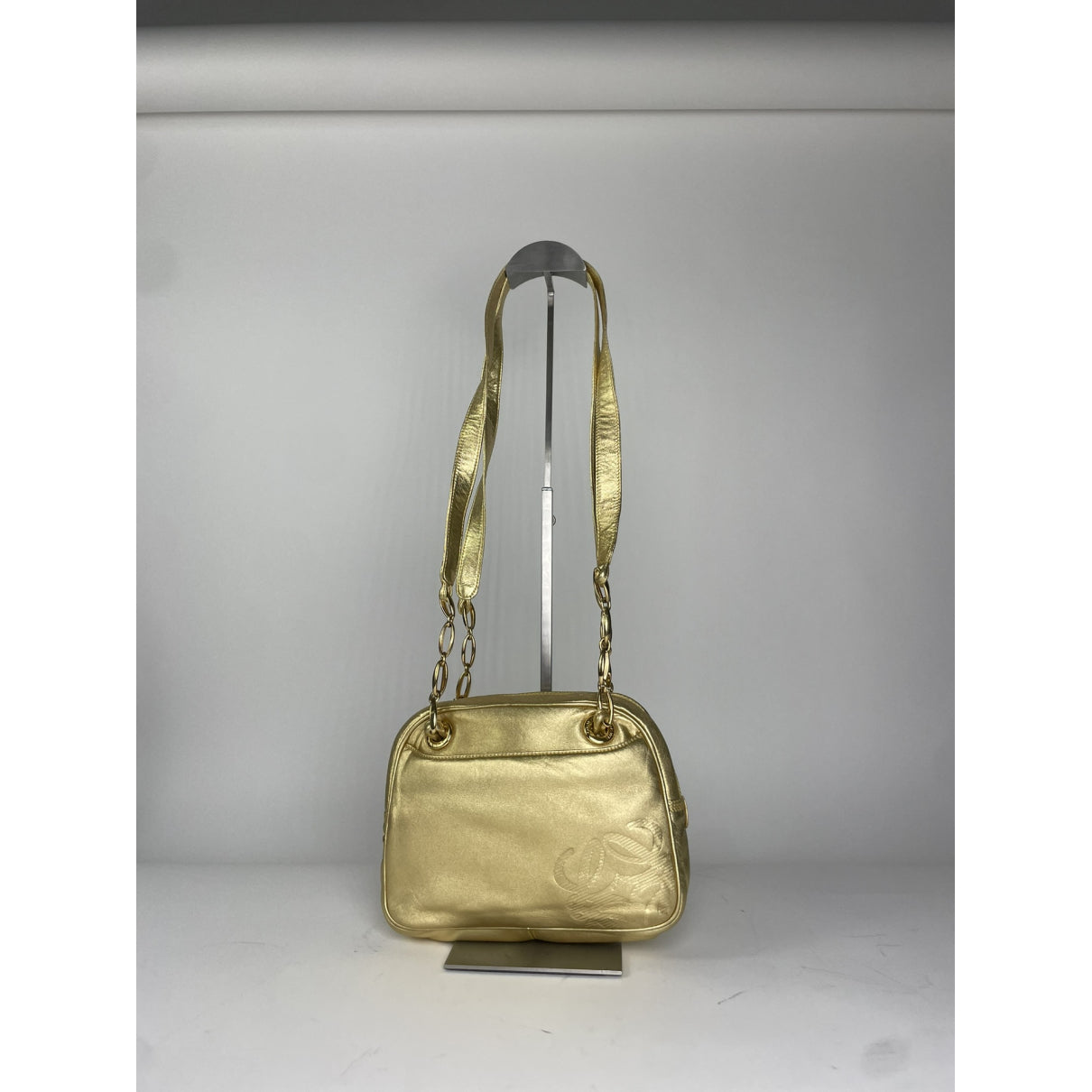 Loewe Puzzle  Gold Leather Handbag image 2
