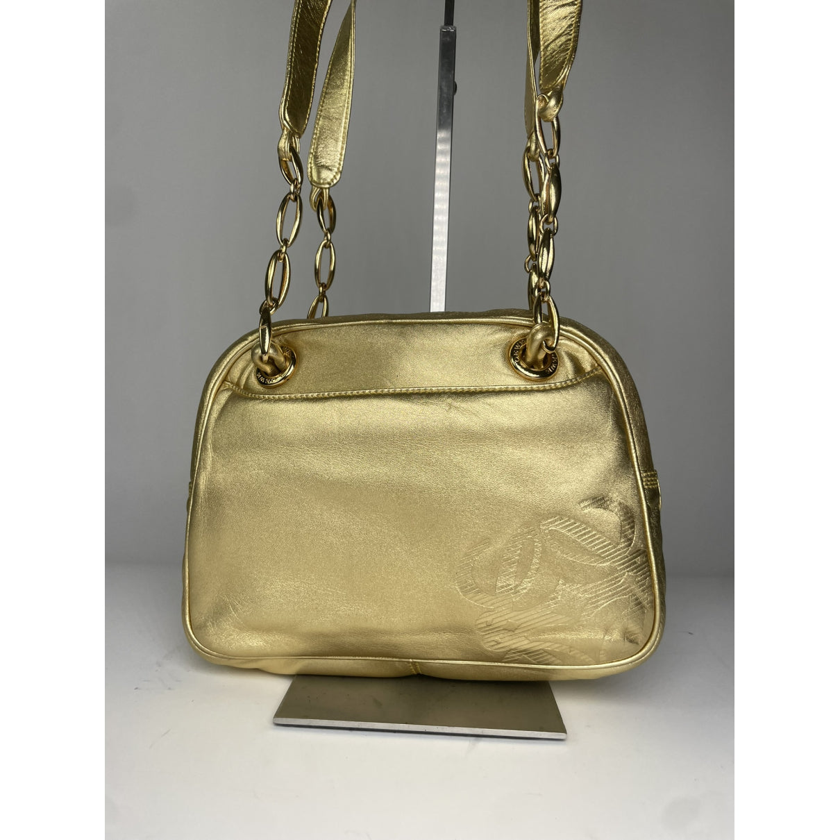 Loewe Puzzle  Gold Leather Handbag image 3