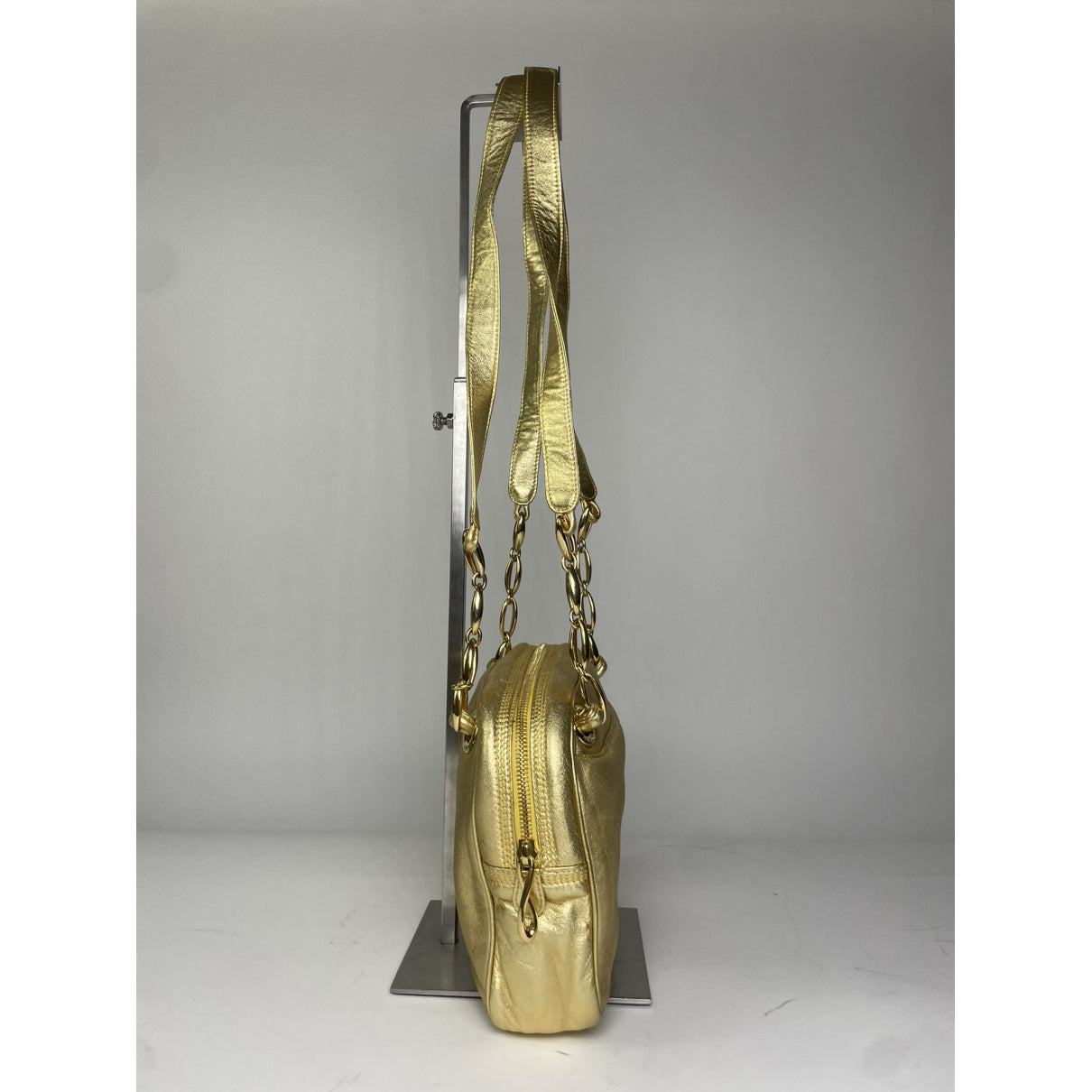 Loewe Puzzle  Gold Leather Handbag image 4