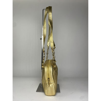 Loewe Puzzle  Gold Leather Handbag image 4